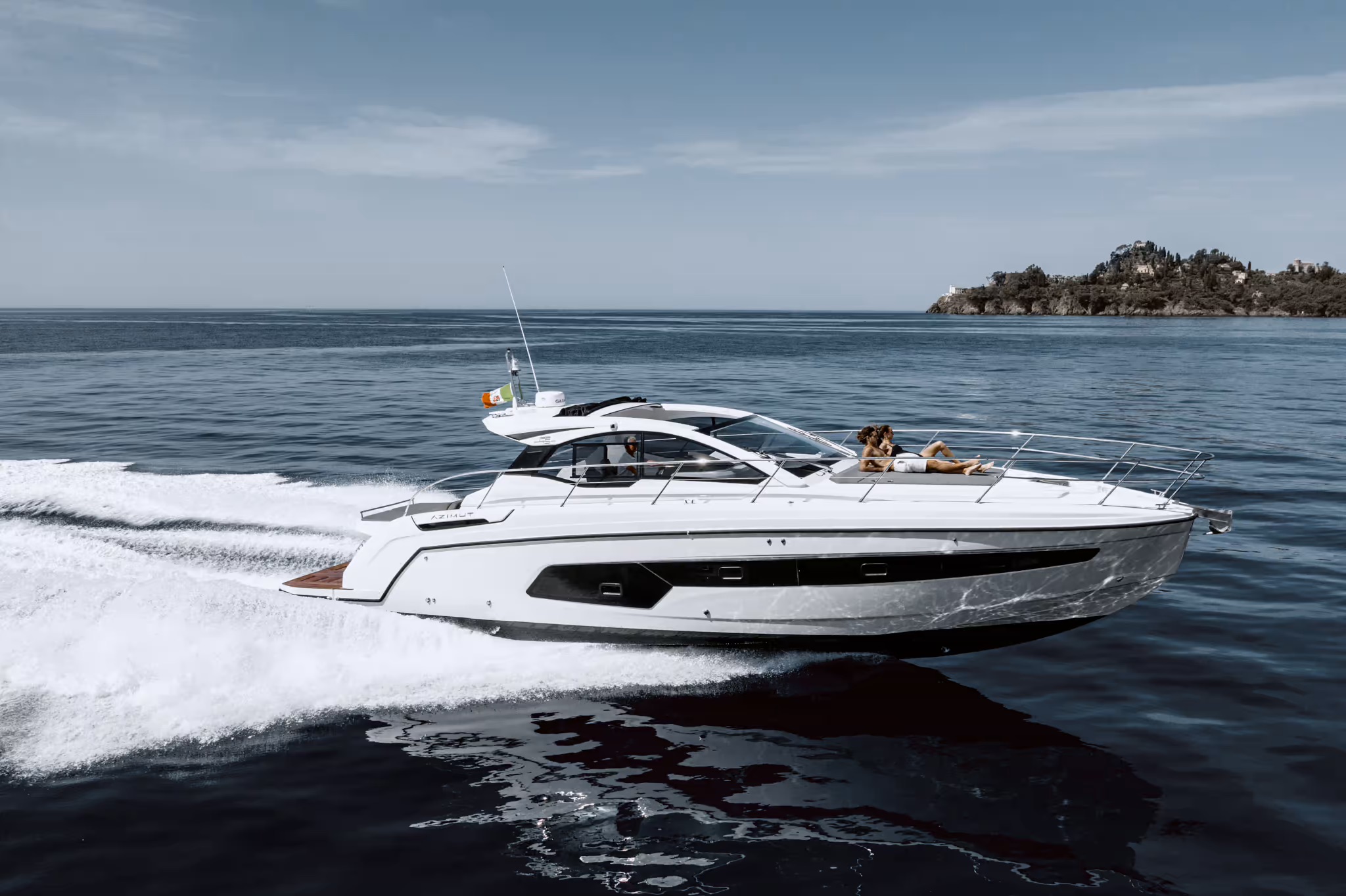 Azimut Atlantis 45, boot varend
