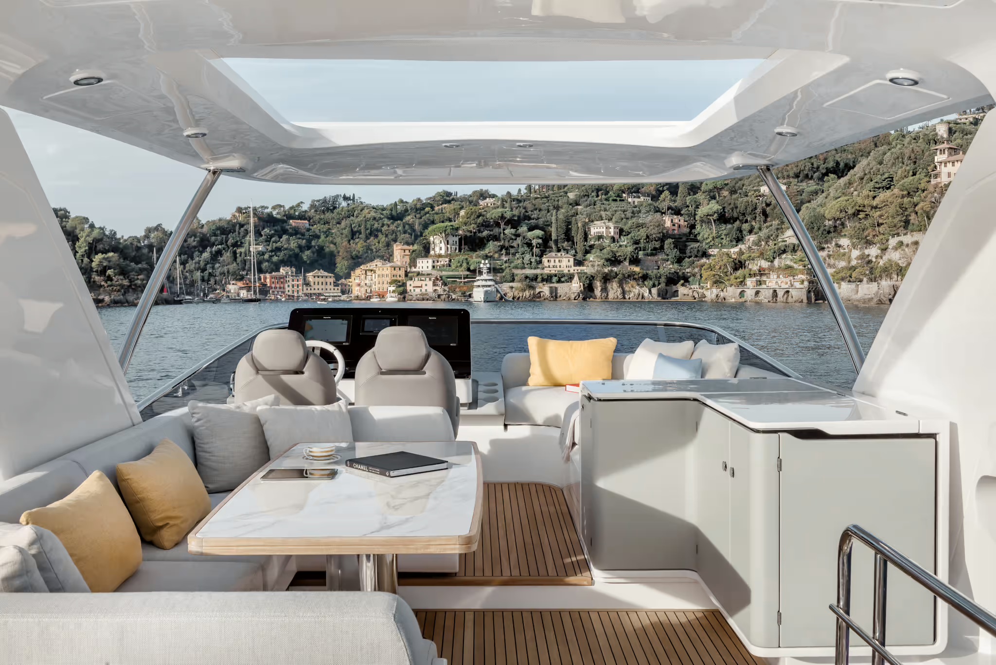 Azimut Fly 60, flybridge