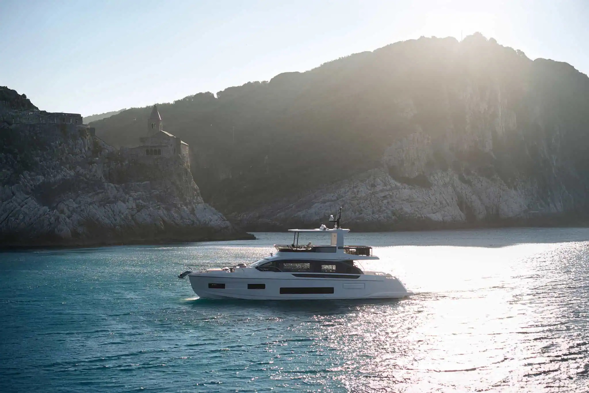 Azimut Fly 62, boot van buiten
