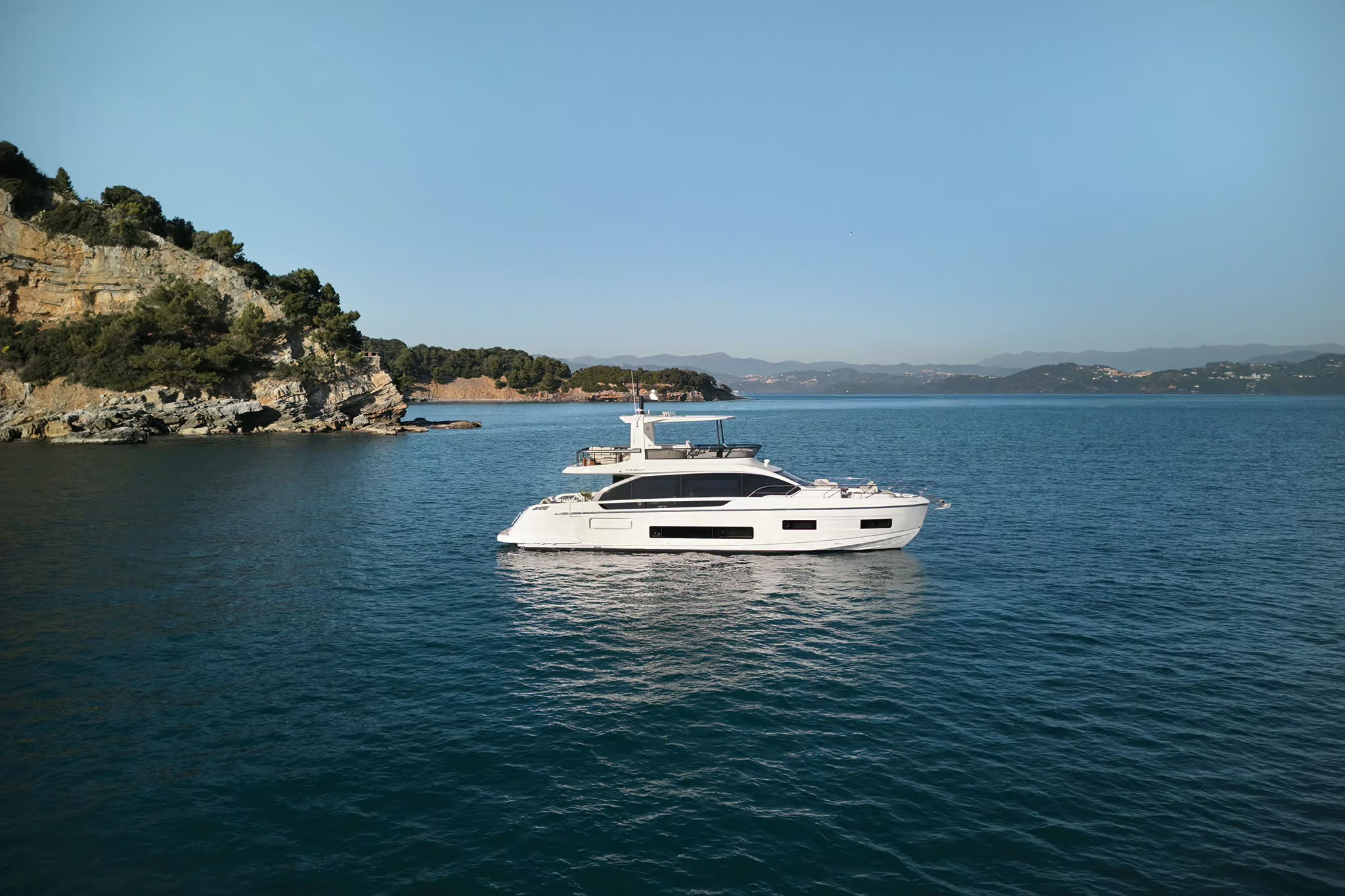 Azimut Fly 62, boot van buiten