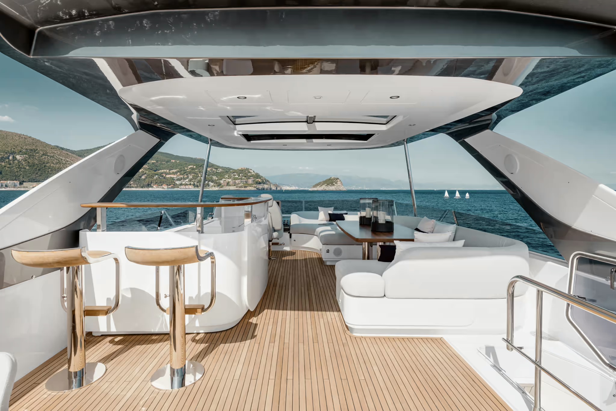 Azimut Fly 78, flybridge