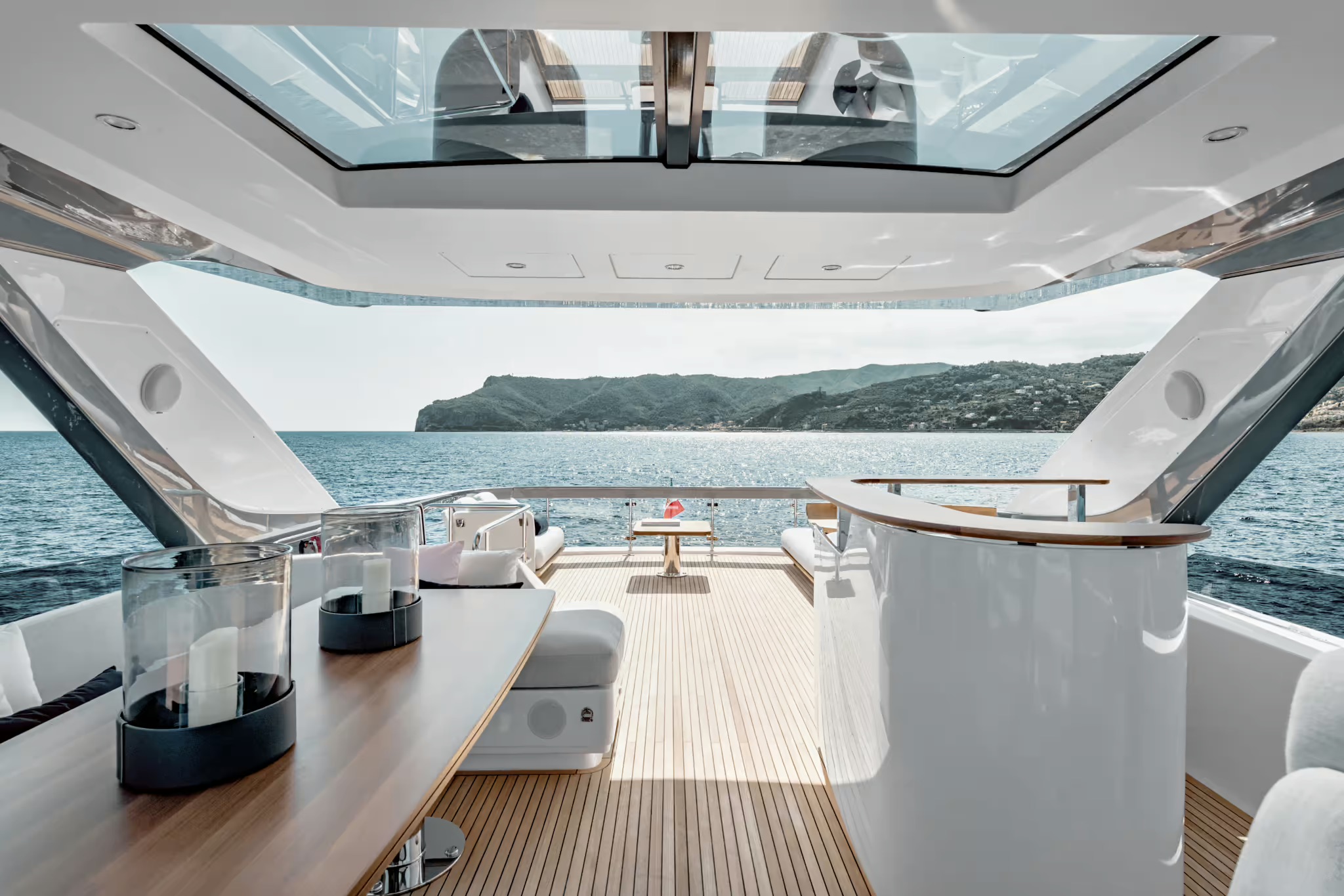 Azimut Fly 78, flybridge