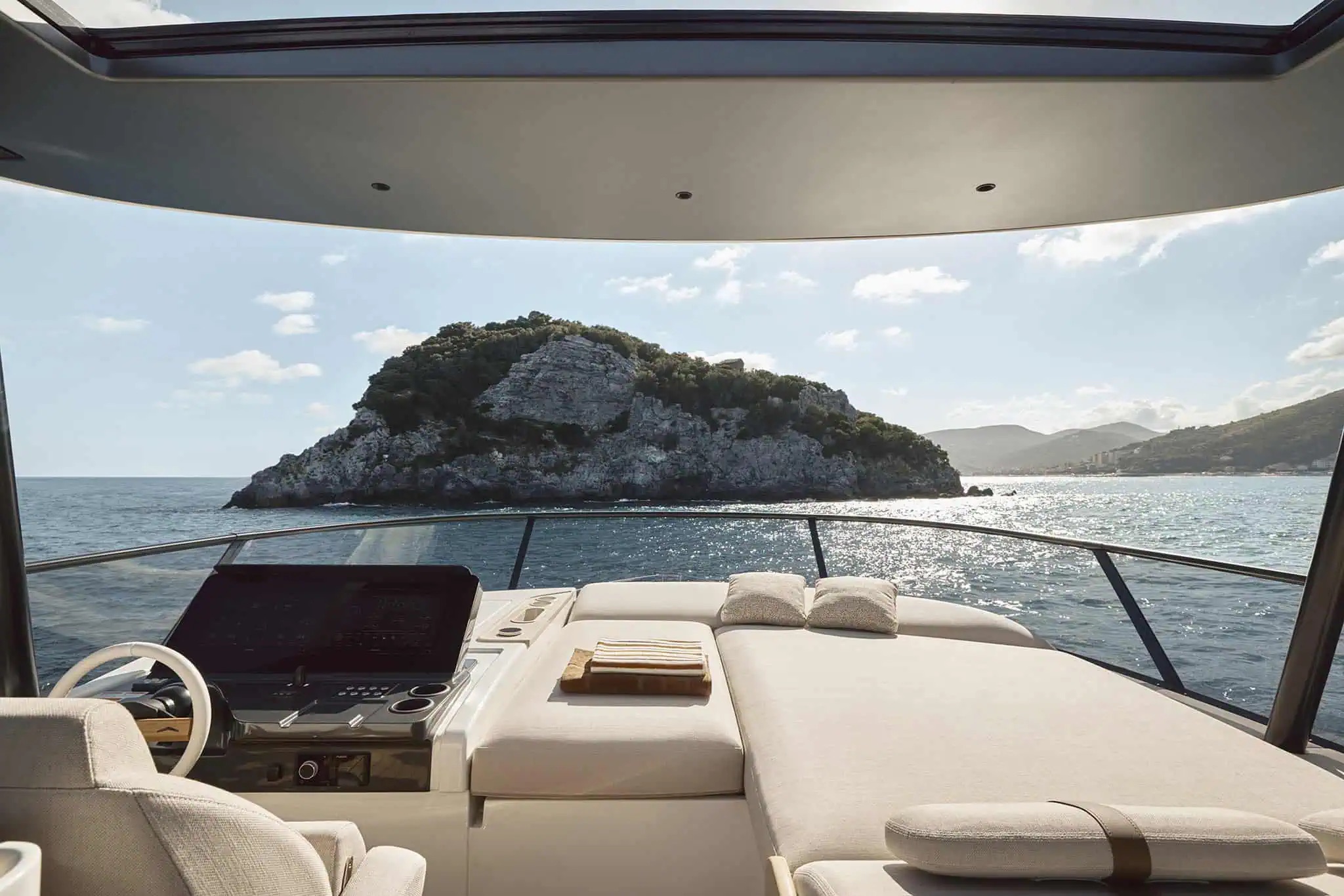 Azimut Fly 82, flybridge