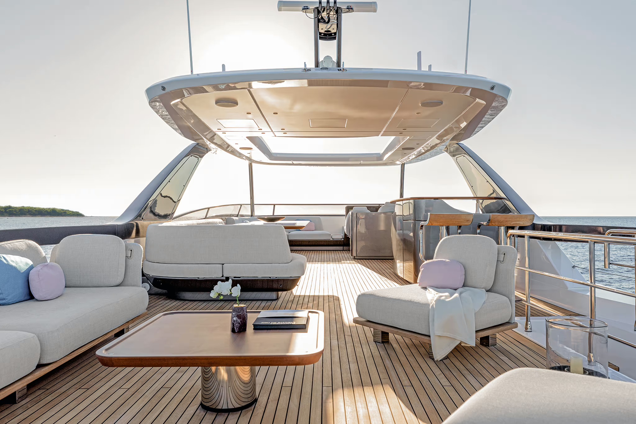 Azimut Grande 26M, flybridge