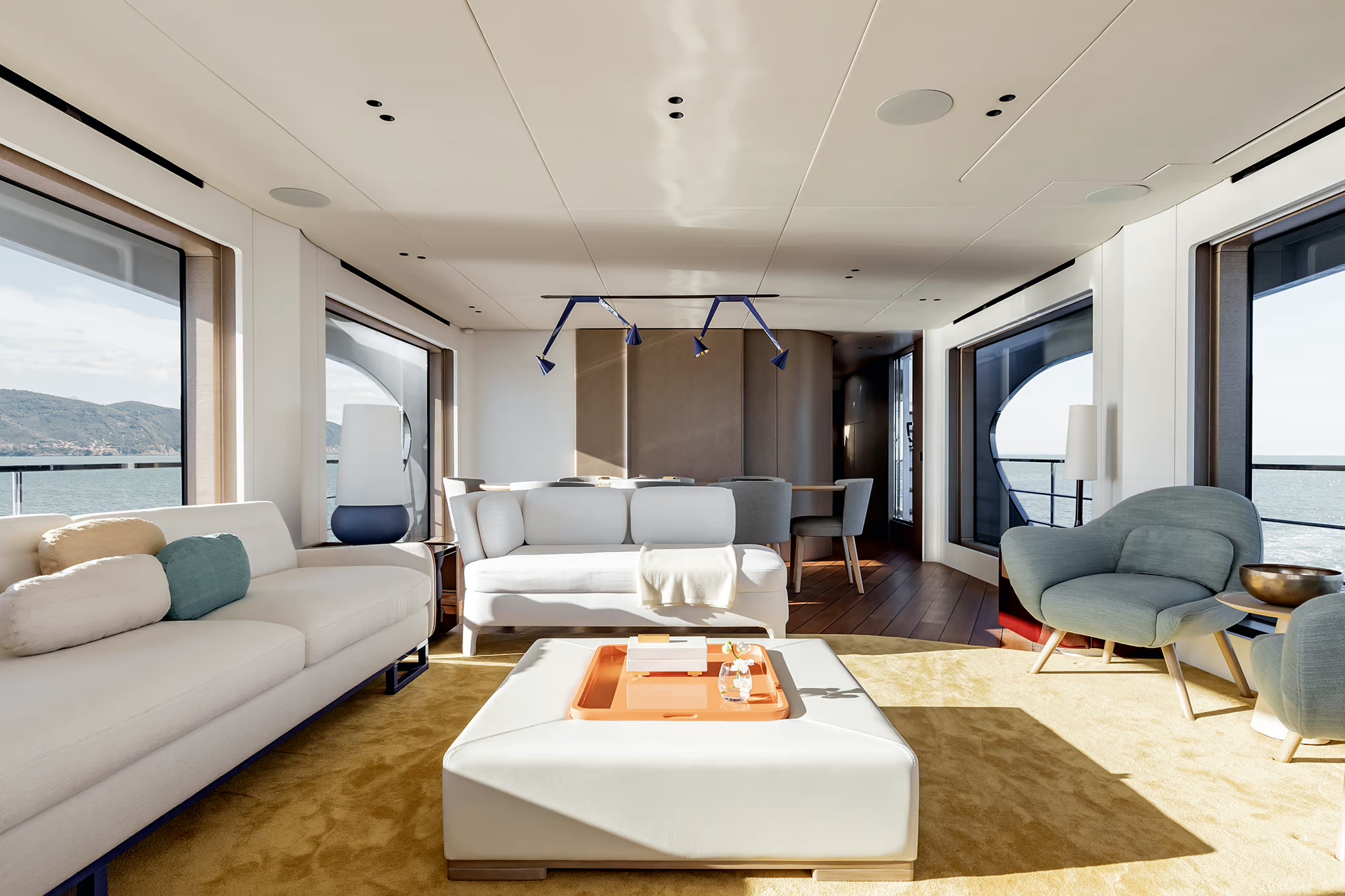 Azimut Grande 26M, salon
