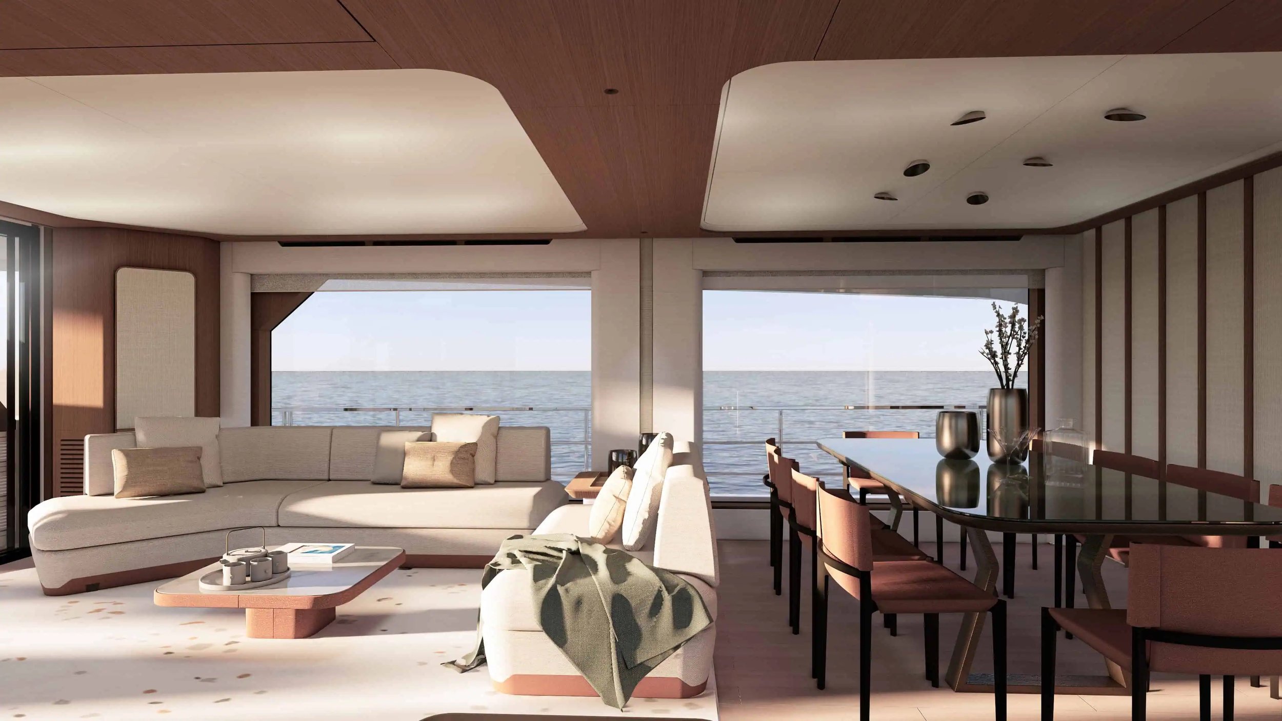 Azimut Grande 26M, salon
