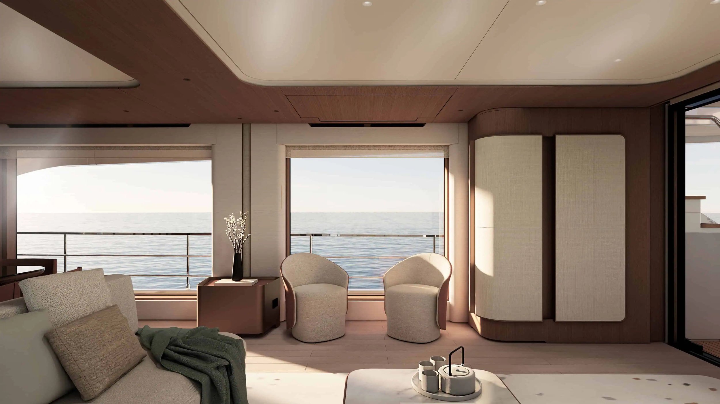 Azimut Grande 26M, salon