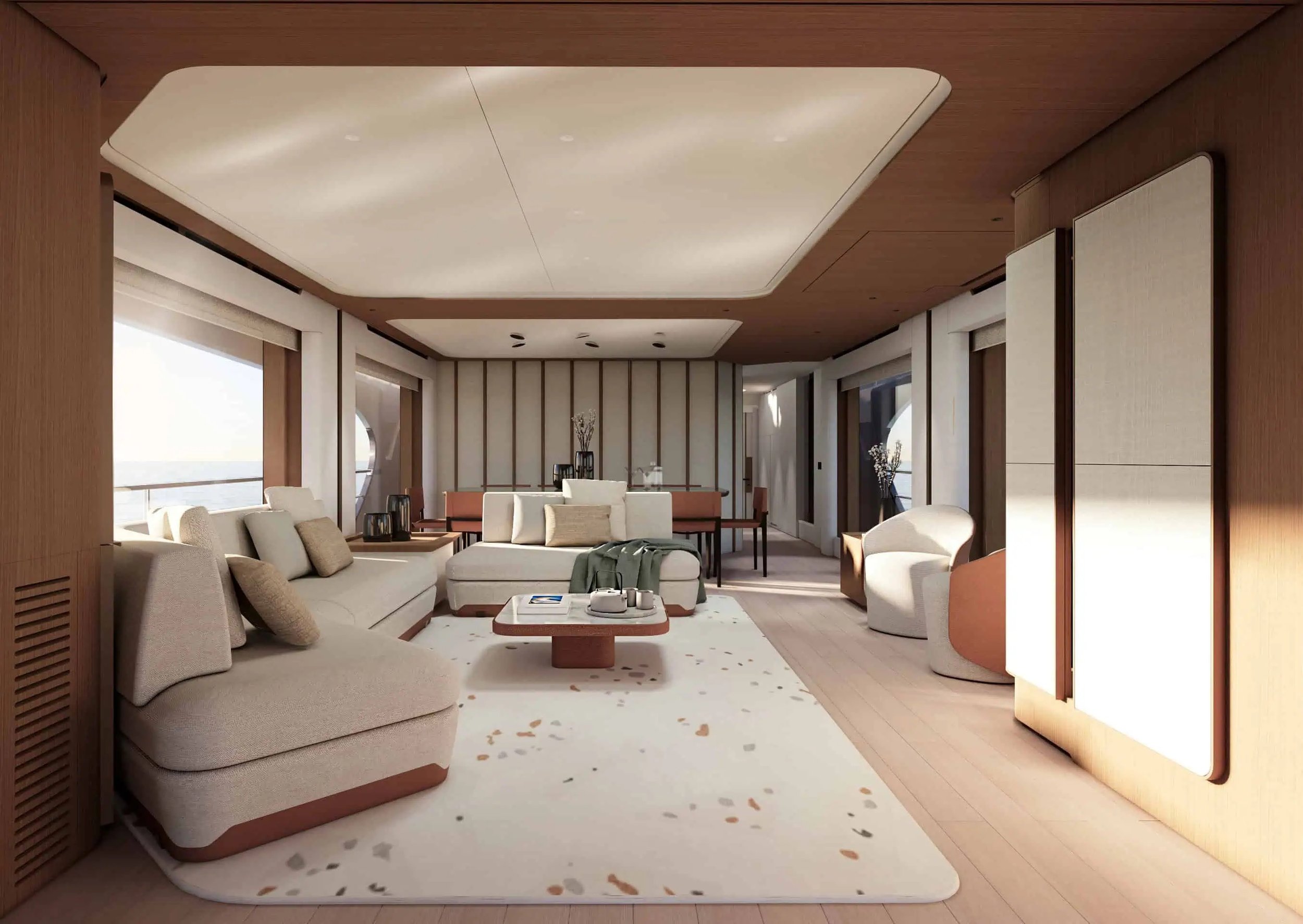 Azimut Grande 26M, salon