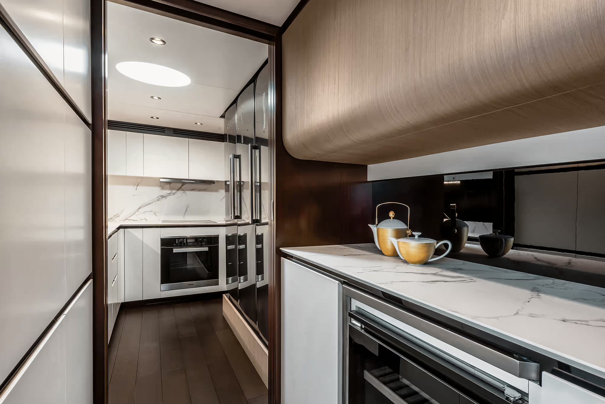 Azimut Grande 27M, keuken