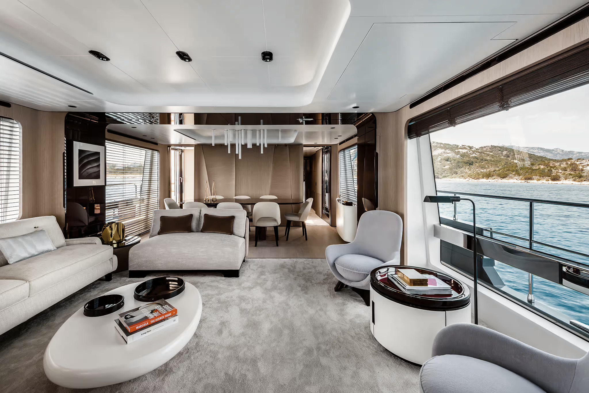 Azimut Grande 27M, salon