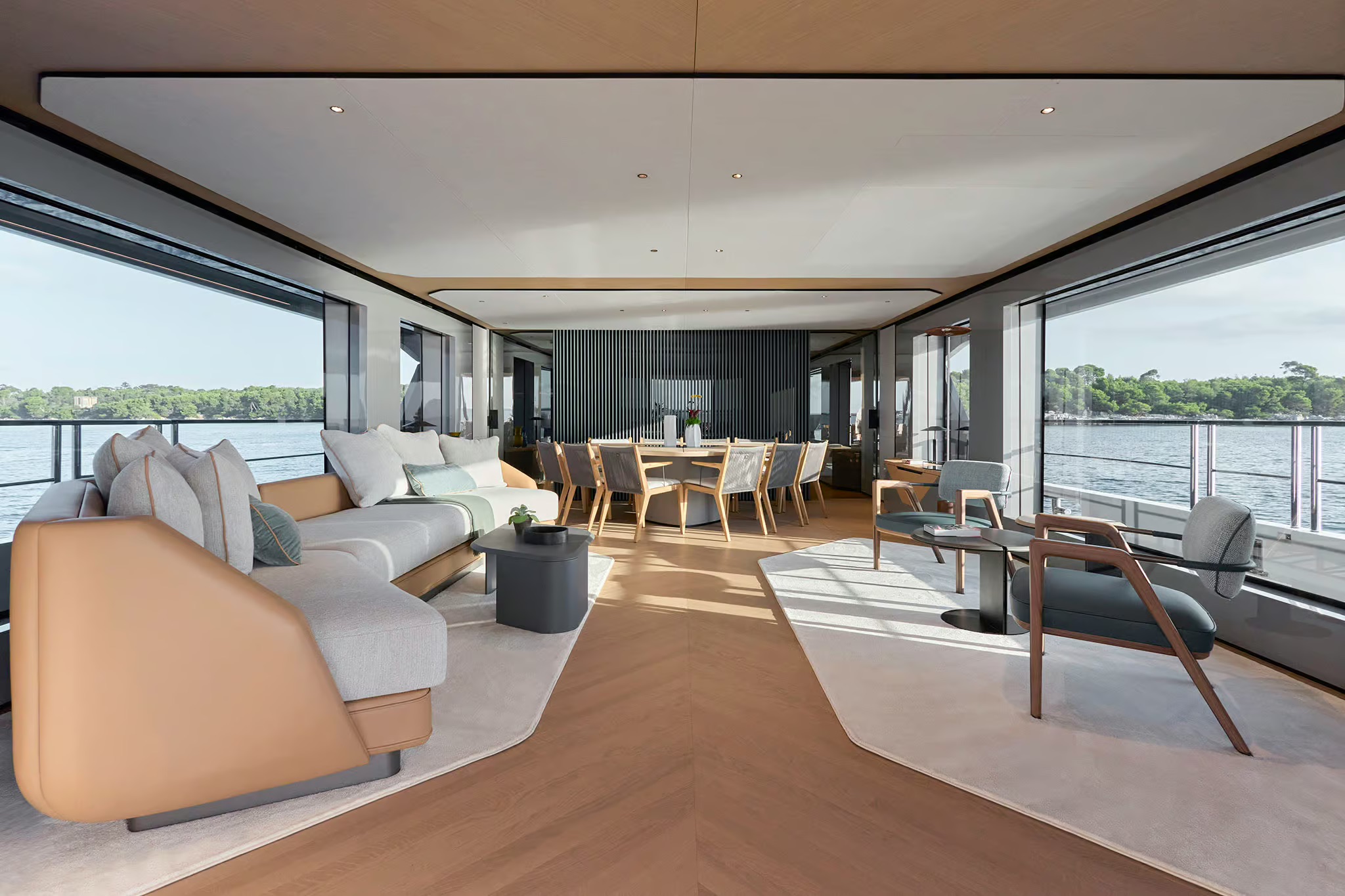 Azimut Grande 30M, salon