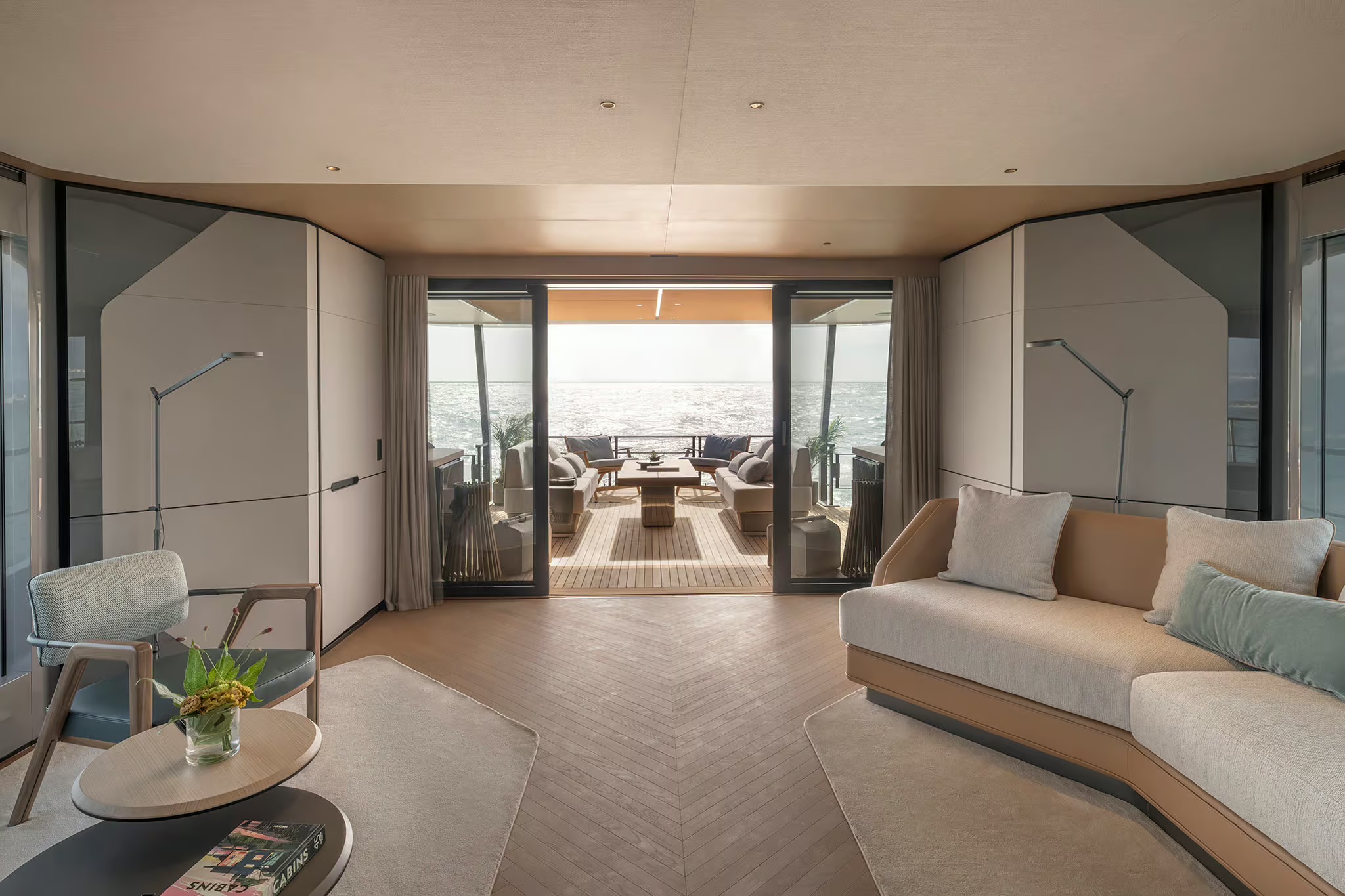 Azimut Grande 30M, salon