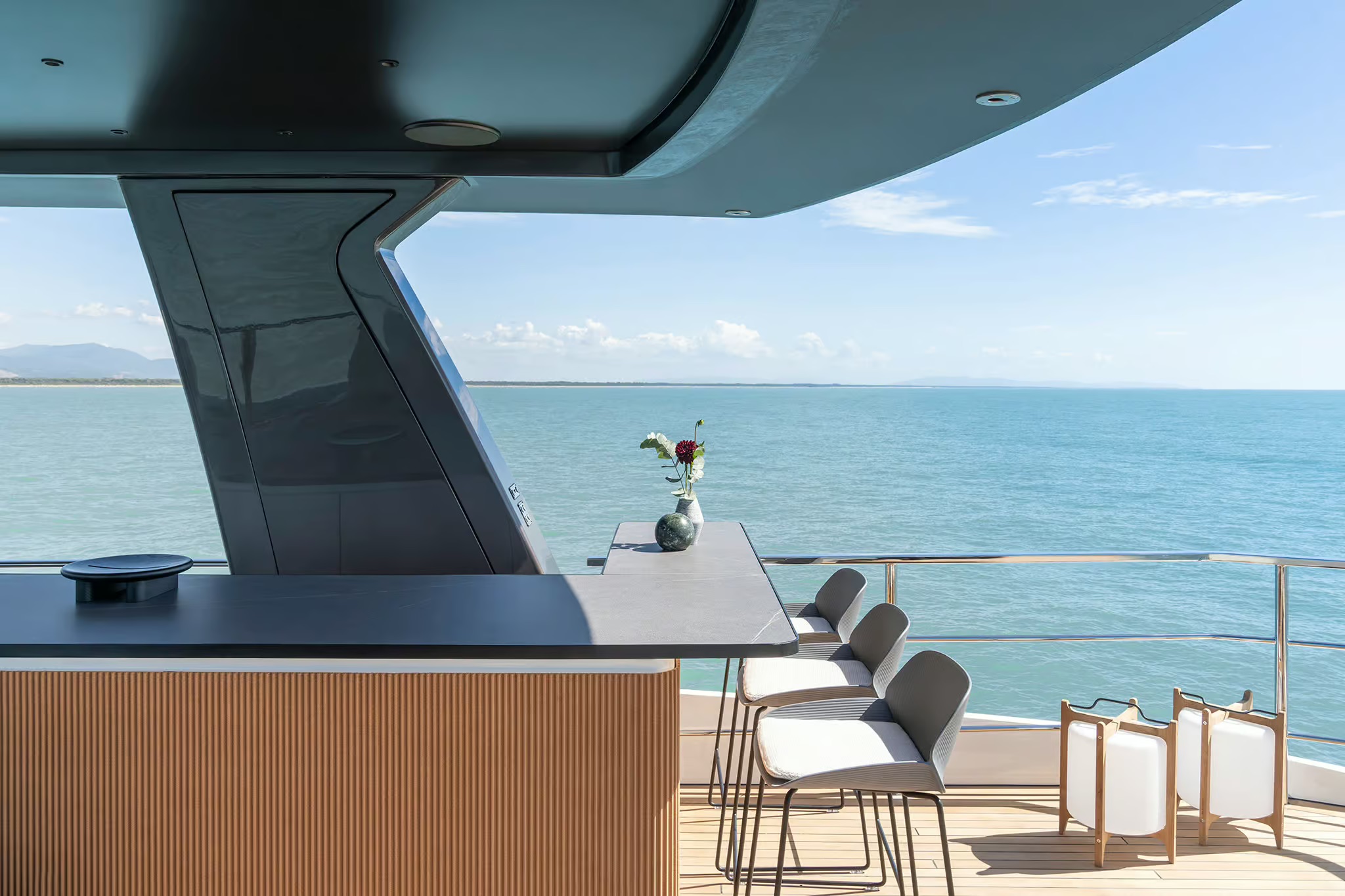 Azimut Grande 36M, flybridge