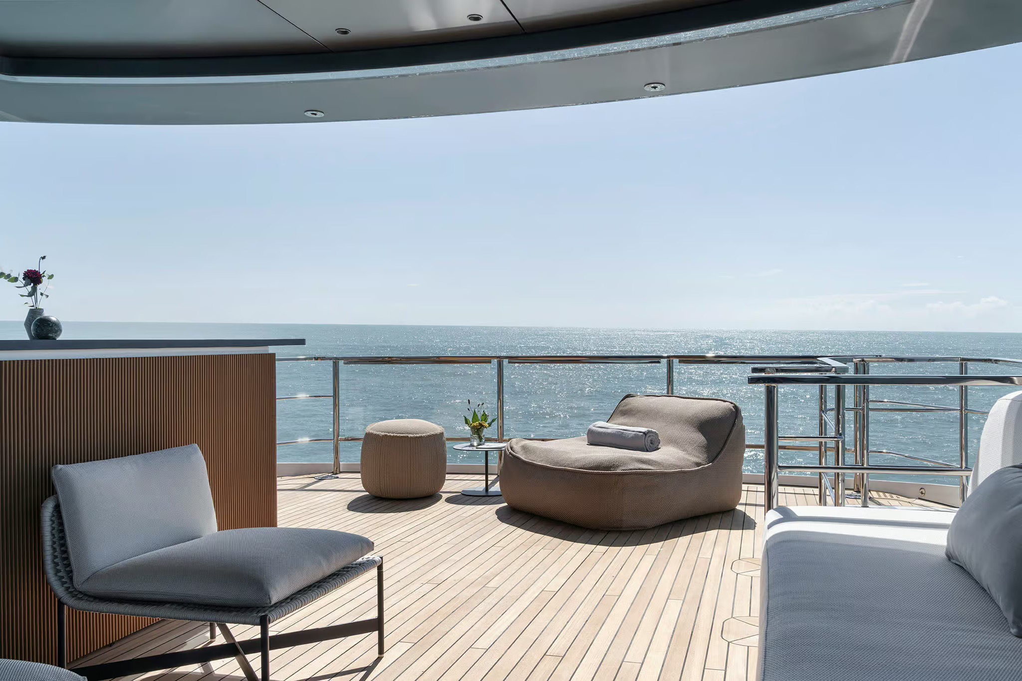 Azimut Grande 36M, flybridge