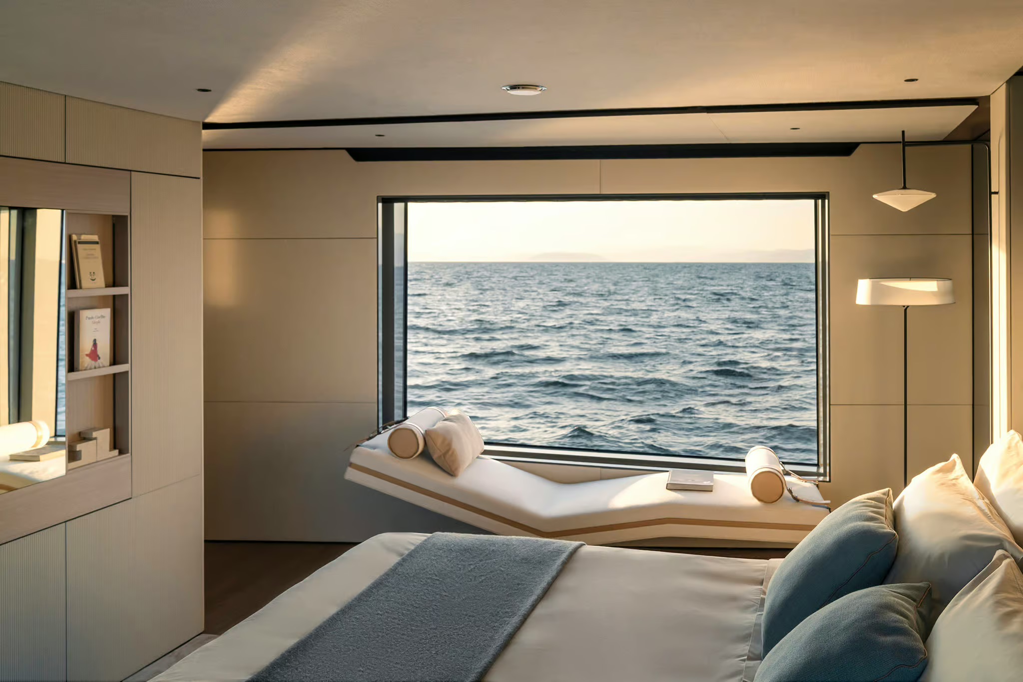 Azimut Grande Trideck, hoofdhut