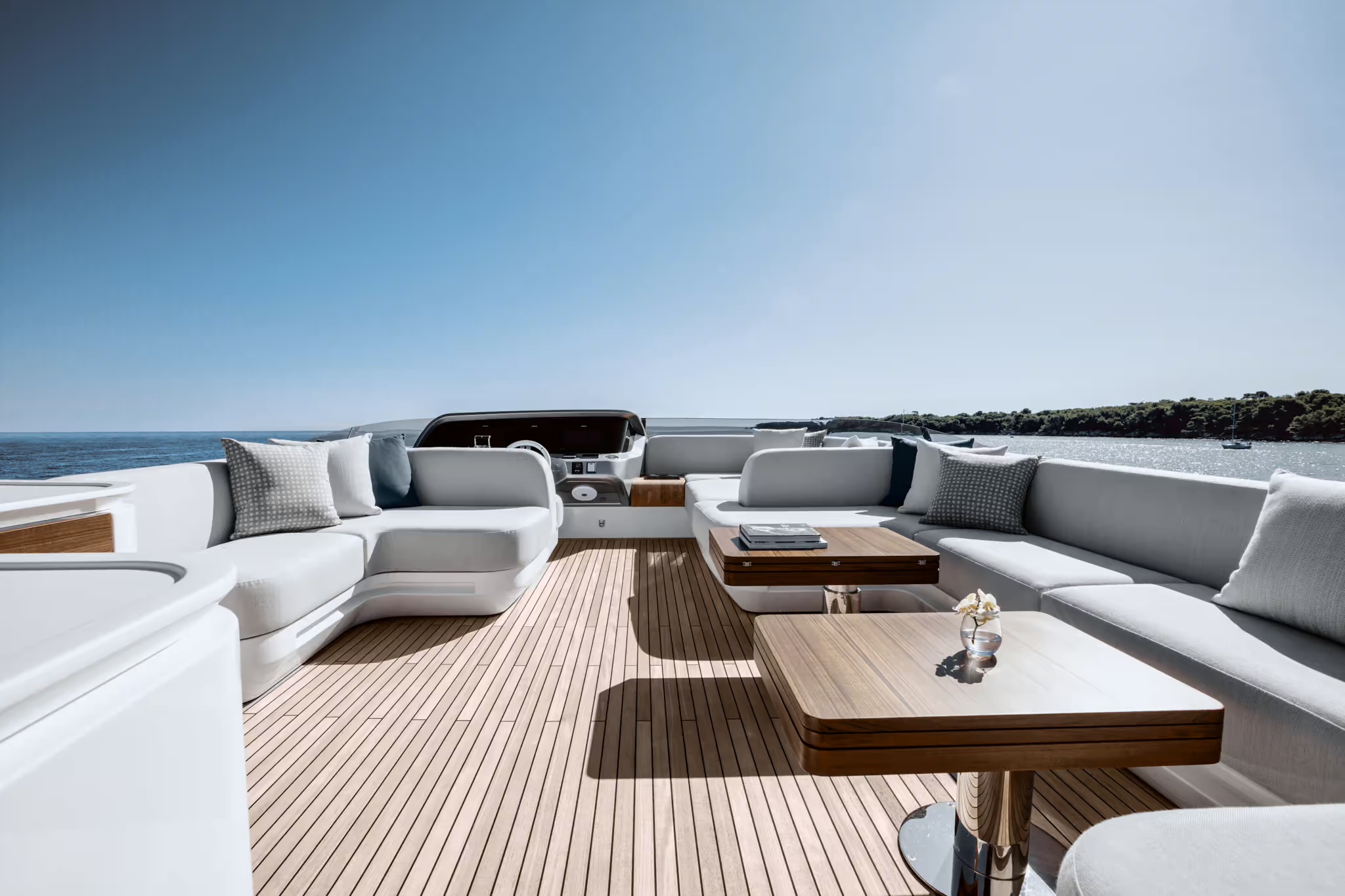 Azimut S10, flybridge