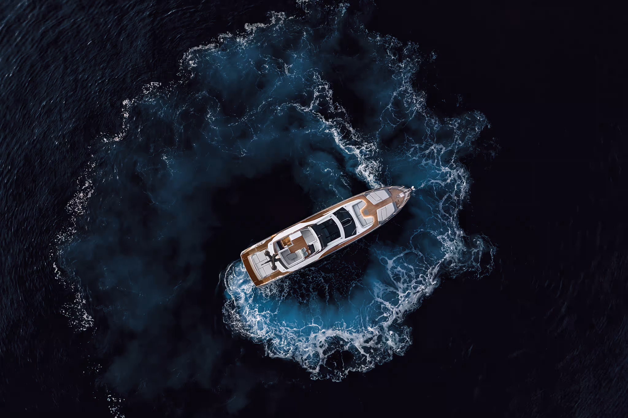 Azimut S8, boot van buiten