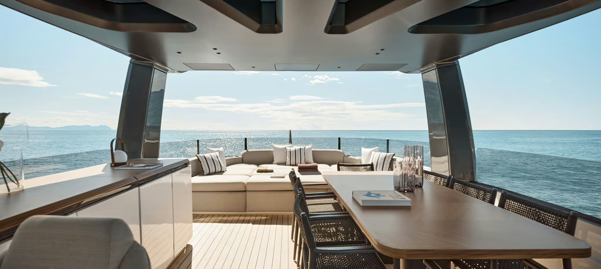 Azimut Seadeck 9, flybridge