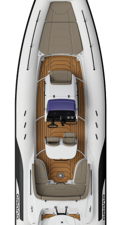 Grand G850, boot van bovenaf gezien