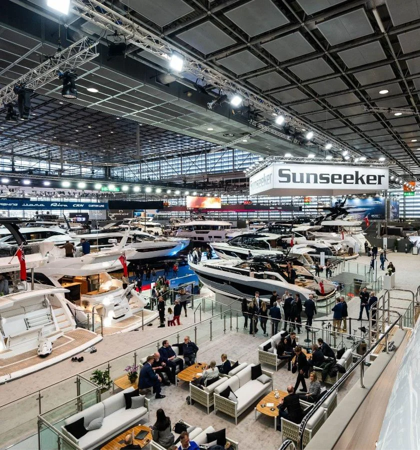 Sunseeker Manhattan 68, botenbeurs met meerdere jachten