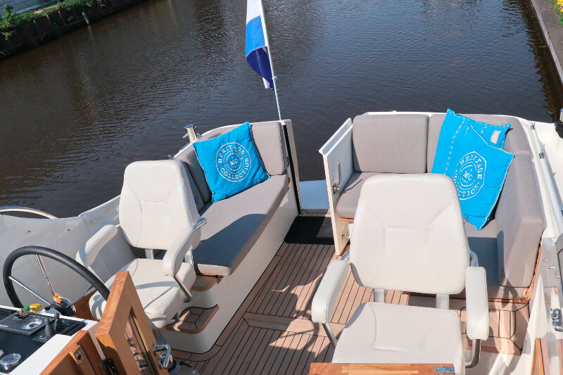 Vedette Cabin Classic Line 29 ft, kussens op zitbank cockpit