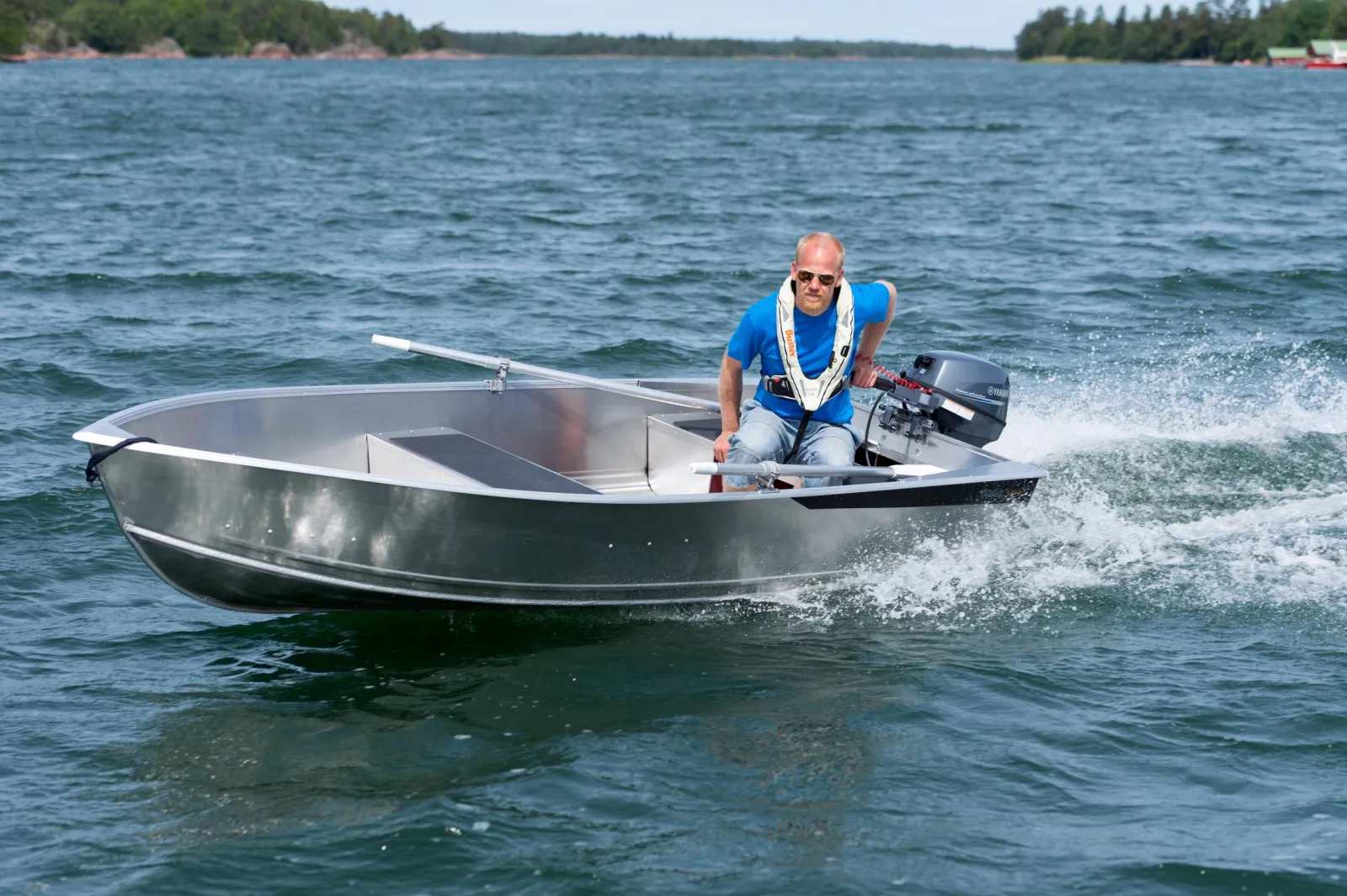 Buster Mini, aluminium boot vaart snel water