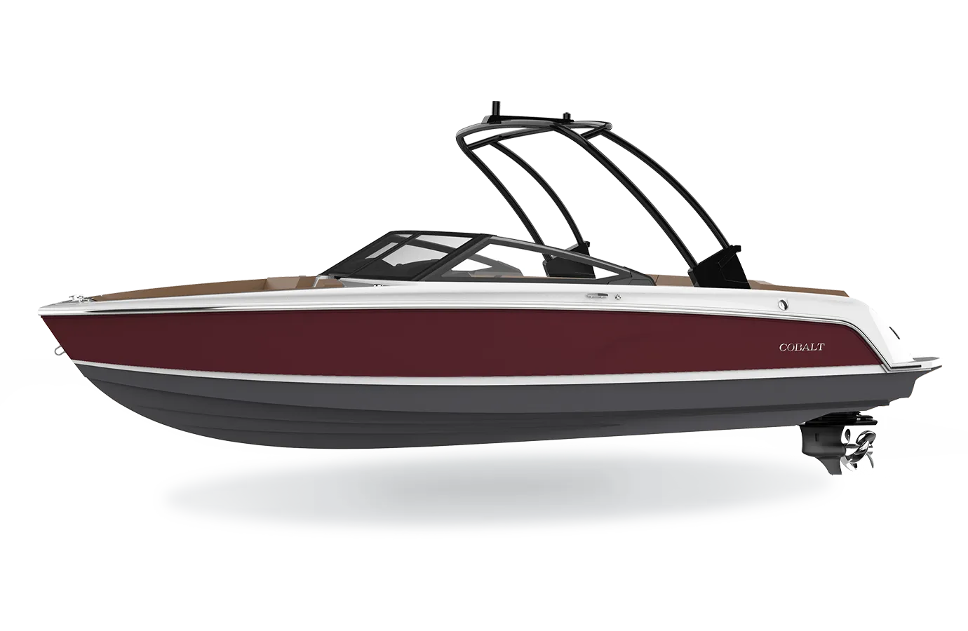 Cobalt CS22, boot zijaanzicht op witte achtergrond