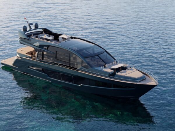 Galeon 700 SKY, luxe jacht op zee