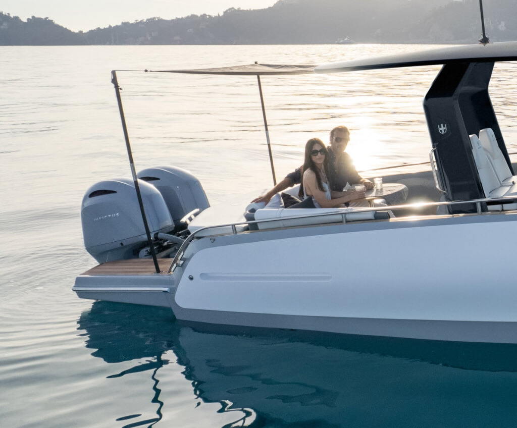 Invictus TT280S, koppel ontspant op achterdek
