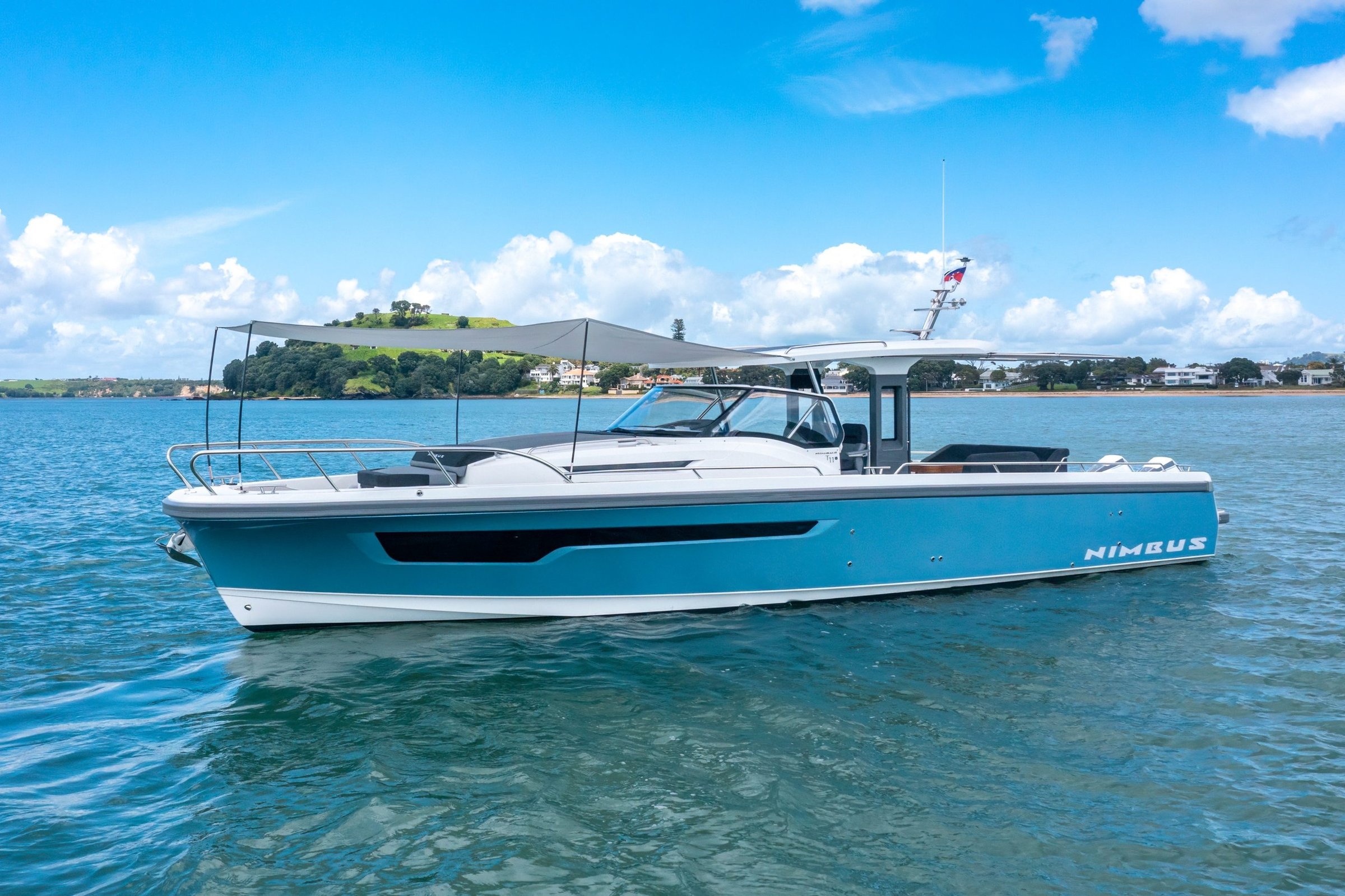 Nimbus T11, boot op het water