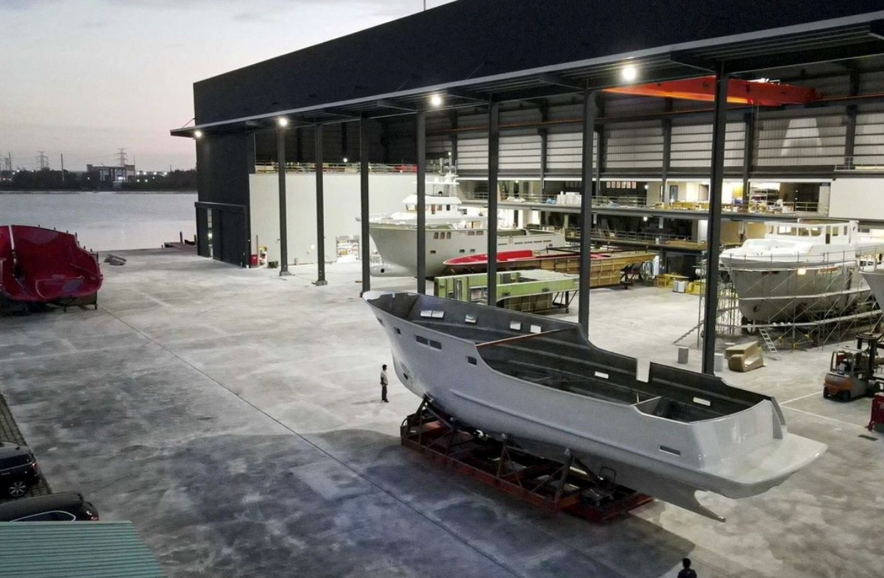 Nordhavn 625, boot casco in scheepswerf