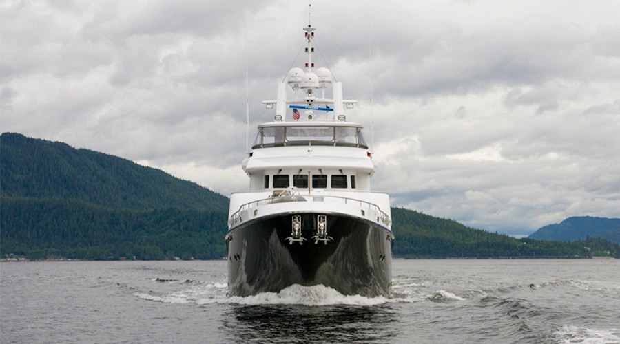 Nordhavn 86, jacht vaart op zee