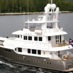 Nordhavn 86, motorjacht varend op water
