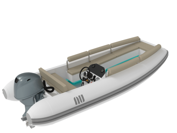 Novurania Cat 450, rubberboot met stuurconsole en zitbanken