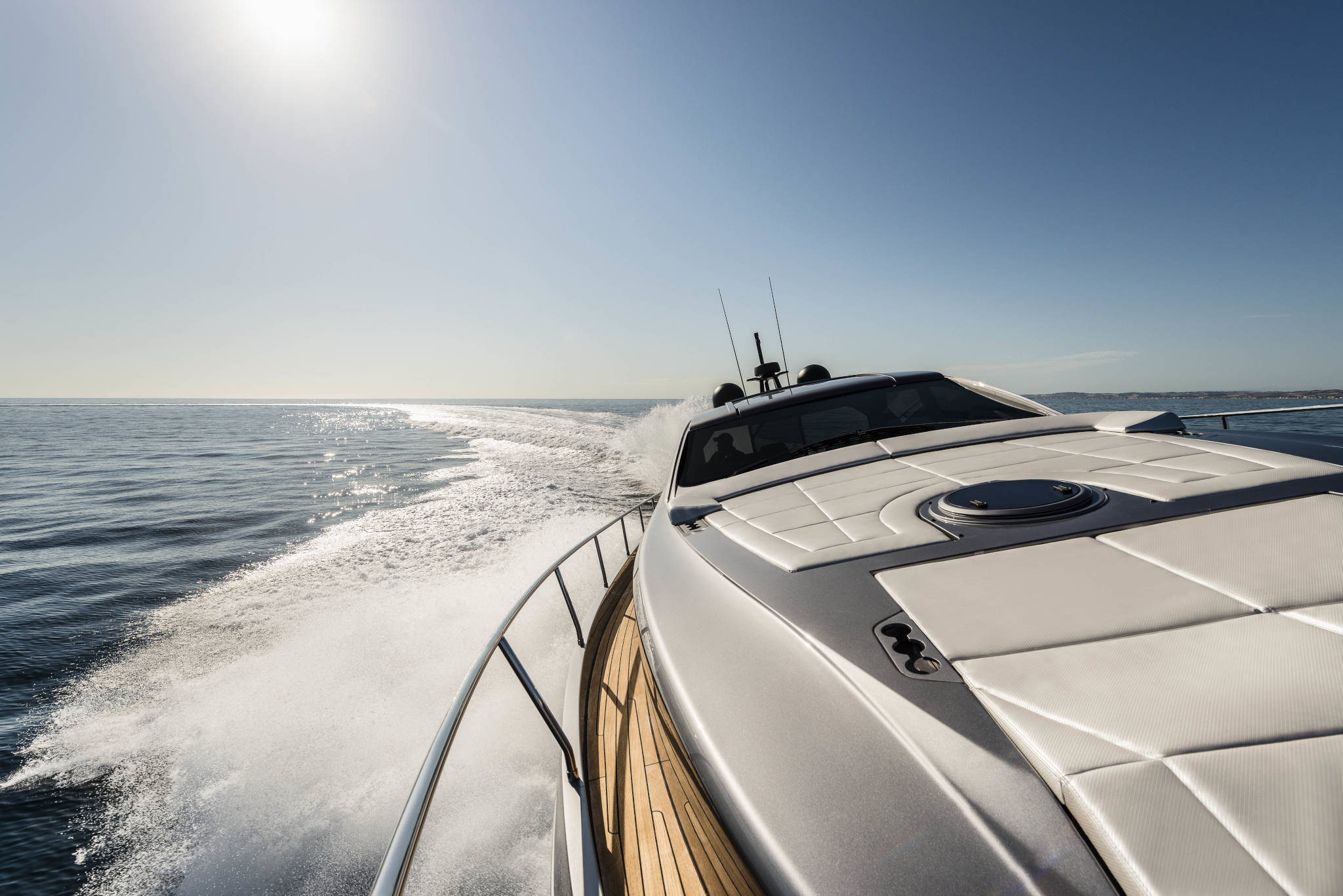 Pershing 6X, boot varend op zee