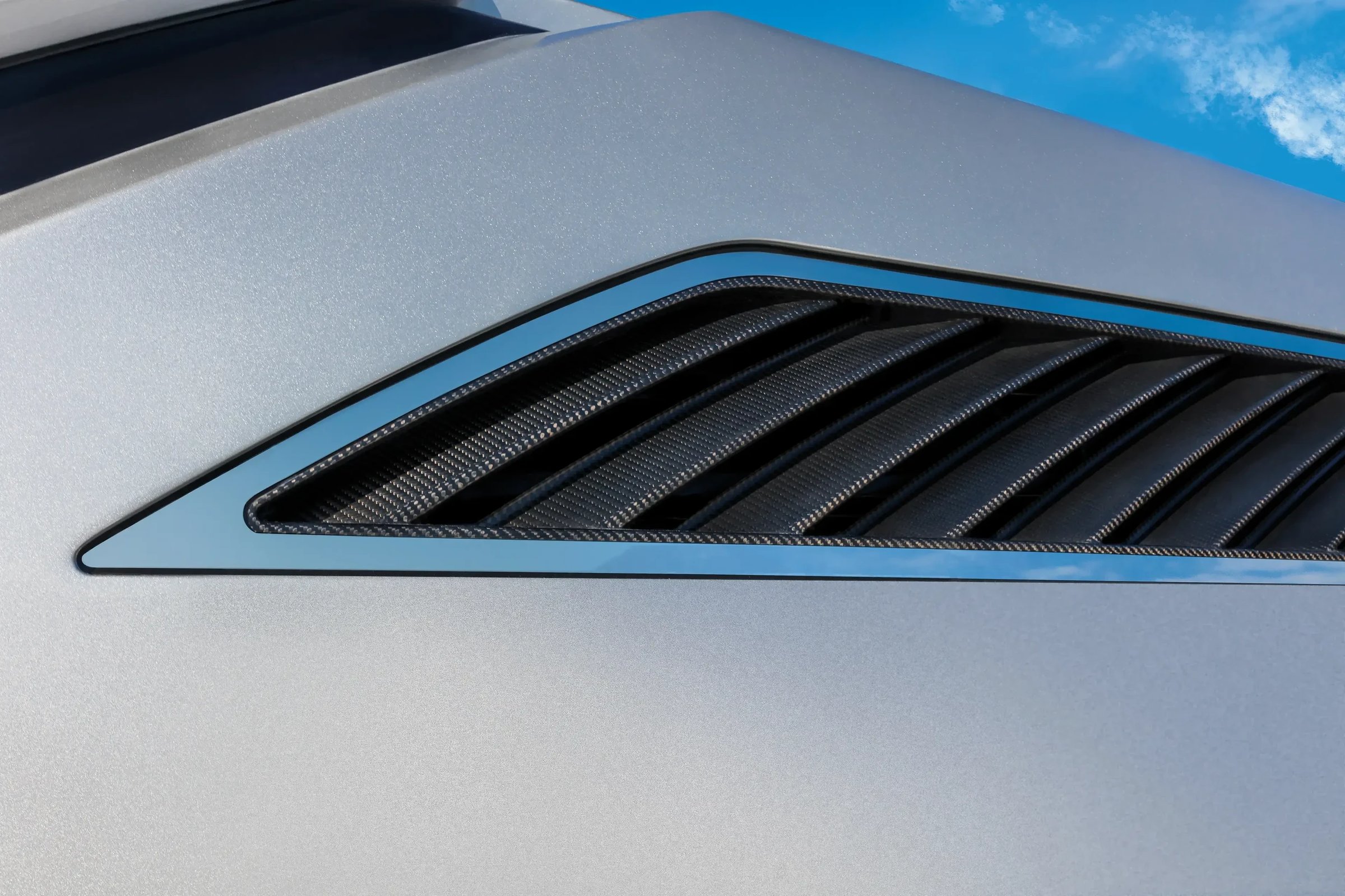 Riva Dolceriva, close-up ventilatierooster carrosseriepaneel