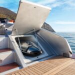 Riva Dolceriva, seabob opslag in dek