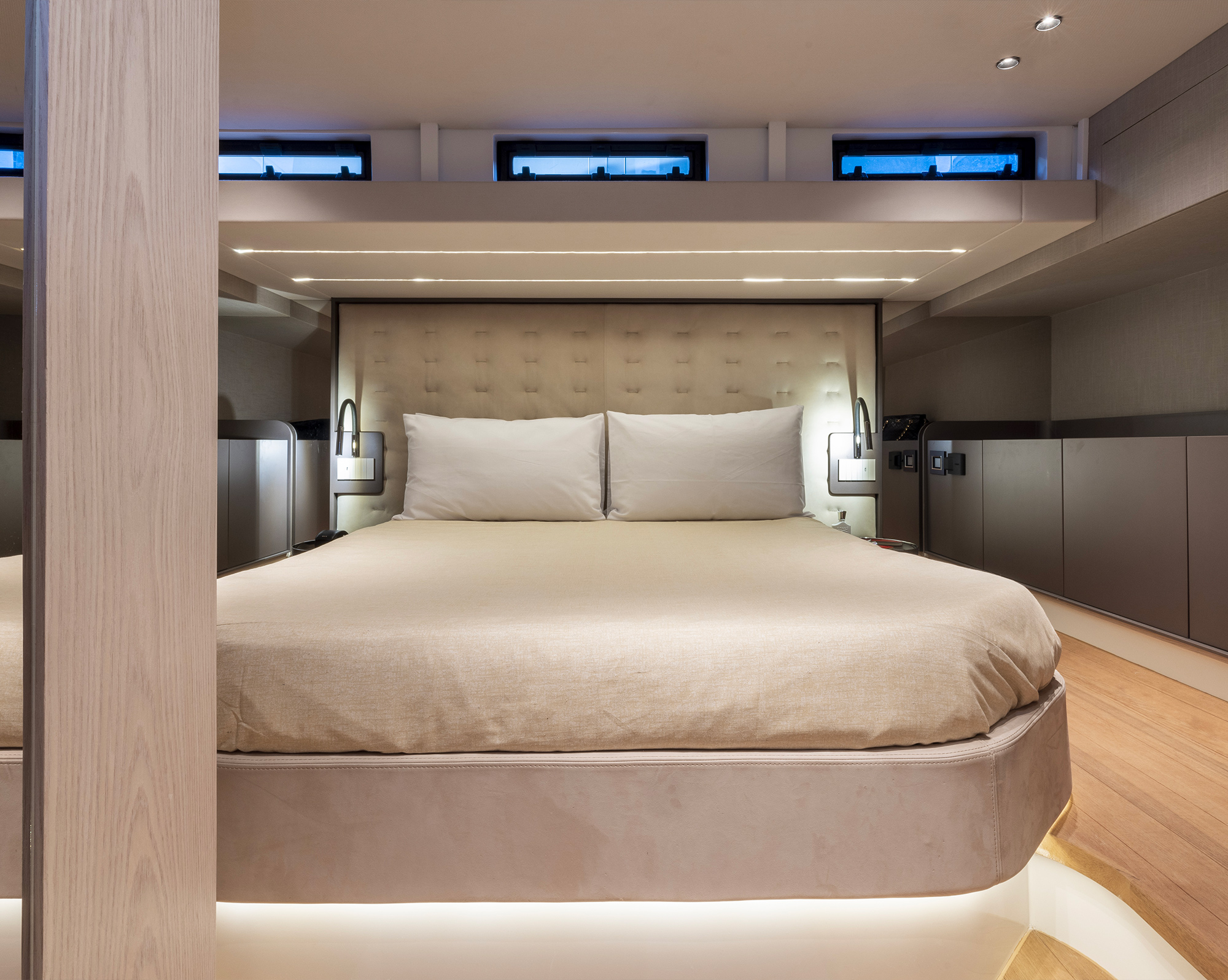 Sacs Marine Rebel 55, slaapkamer met tweepersoonsbed