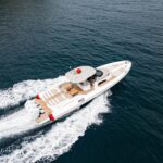 Sacs Marine Strider 13 KNT x SACS, boot varend op zee