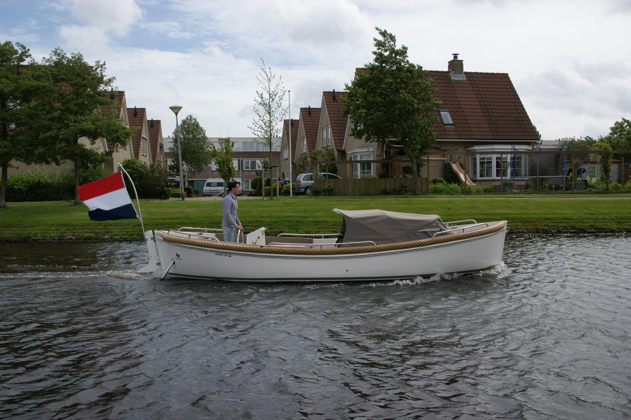 Seafury 760, boot varend op vaart