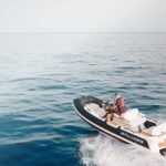 Williams Jet Tenders DieselJet 415, rubberboot varend op zee
