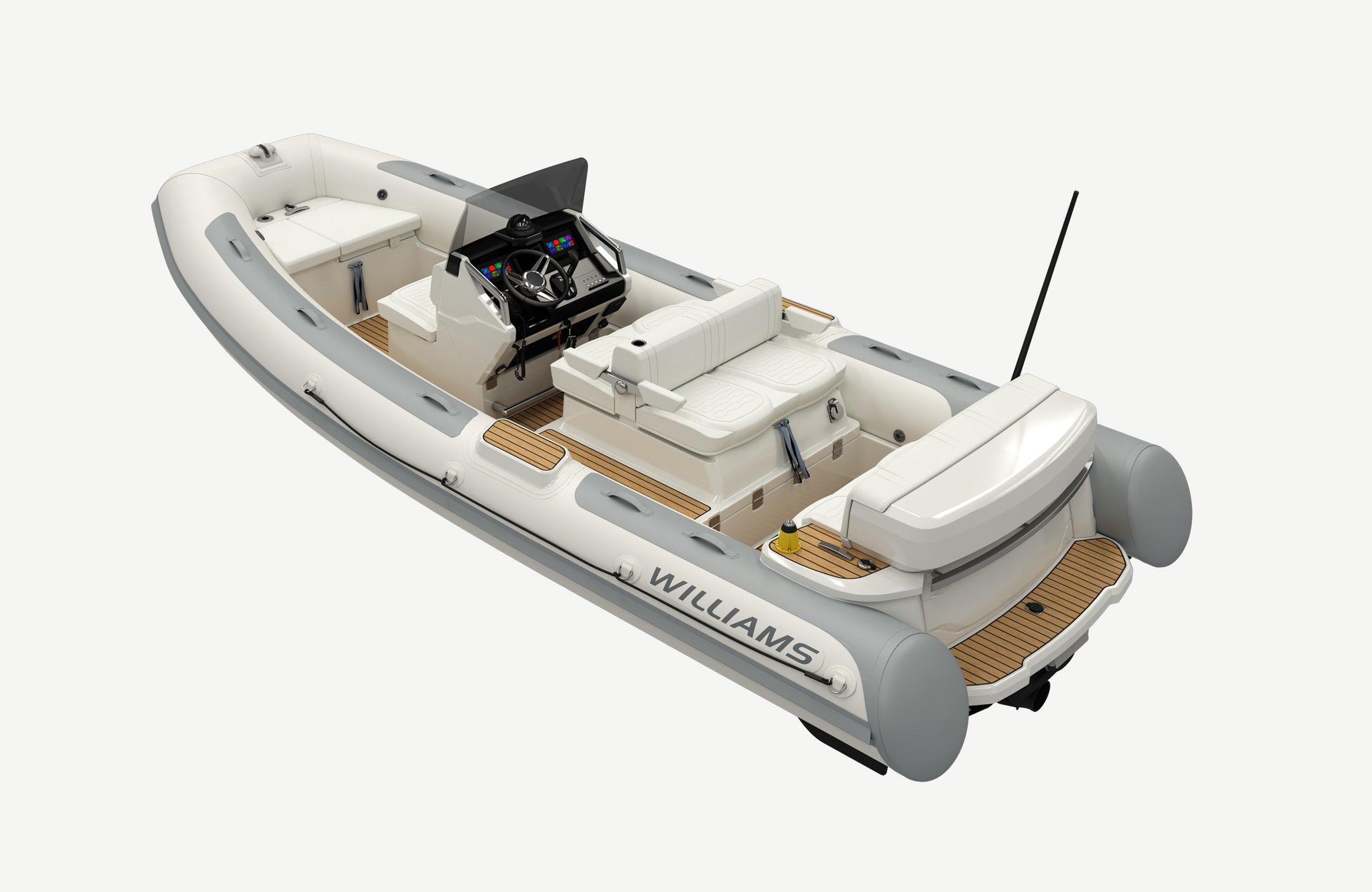 Williams Jet Tenders SOLAS 565, rubberboot met stuurstand en zitbanken
