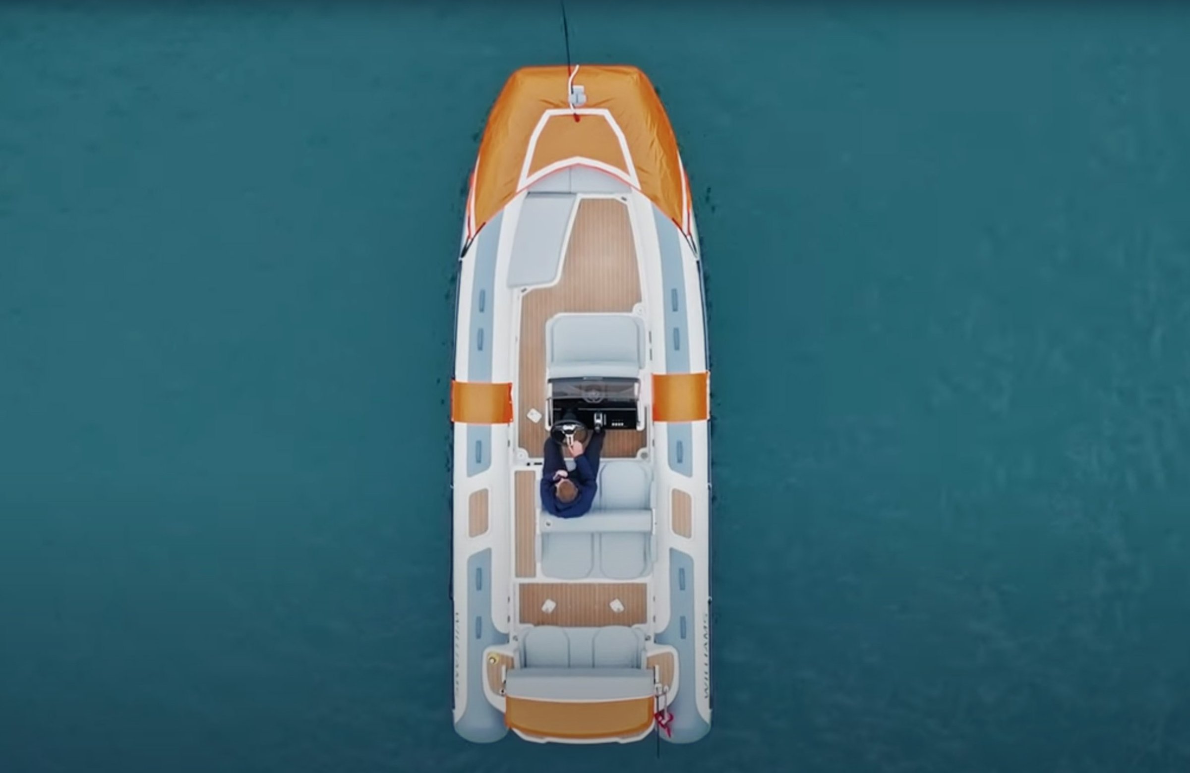 Williams Jet Tenders SOLAS 625, boot van boven gezien
