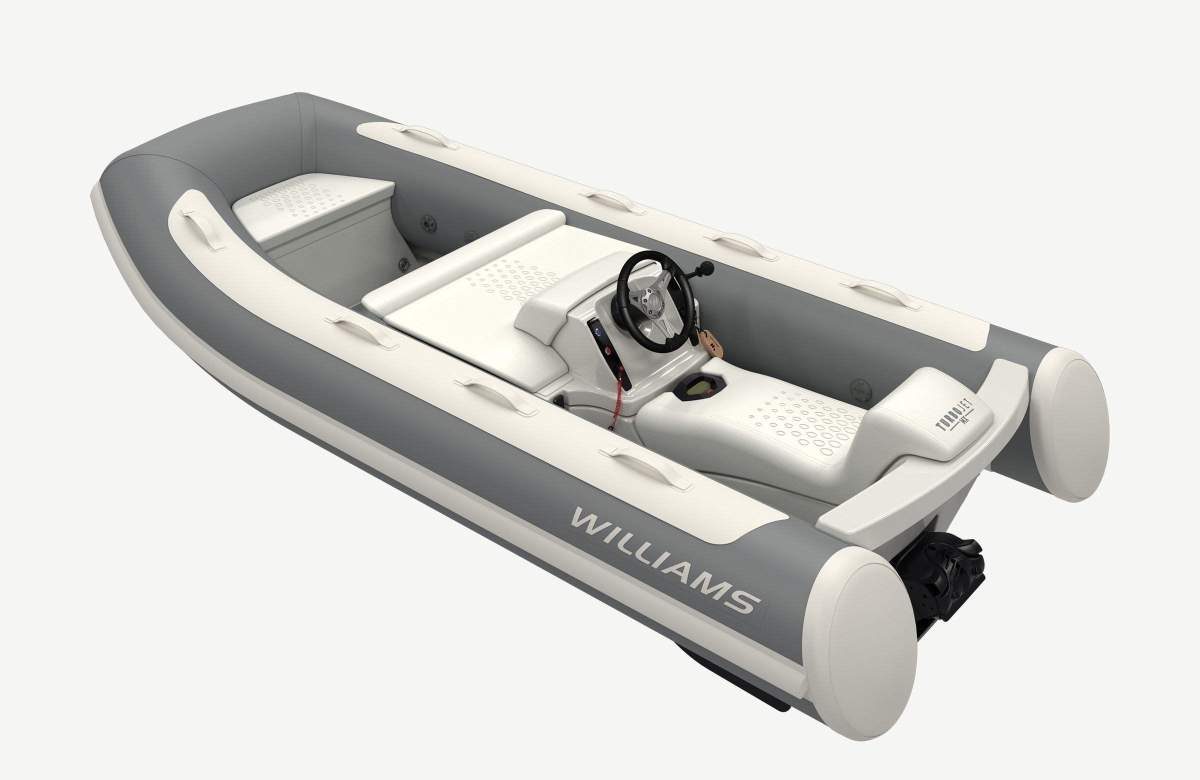 Williams Jet Tenders TurboJet 320MX, rubberboot met stuurstand en zitbanken