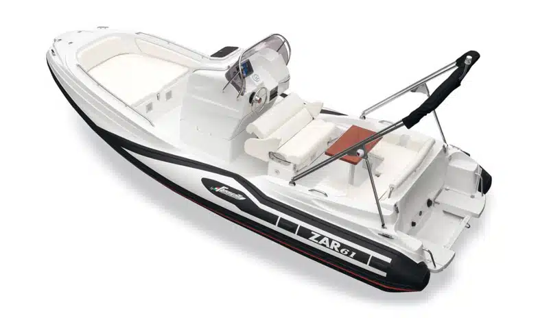Zar Formenti Zar 61 Suite Plus, rubberboot met witte zitbanken