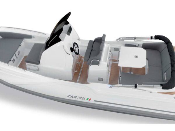 Zar Formenti Zar 79 SL Plus, boot bovenaanzicht met cockpit